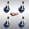 Service Caster 5 Inch 316SS Solid Poly Swivel 1-1/2 Inch Expanding Stem Caster Set Brake SCC SCC-SS316EX20S514-SPUS-TLB-112-4 - alternate 3